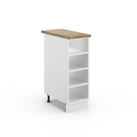 Vicco Scaffale da cucina Bianco 30 cm , PL Rovere