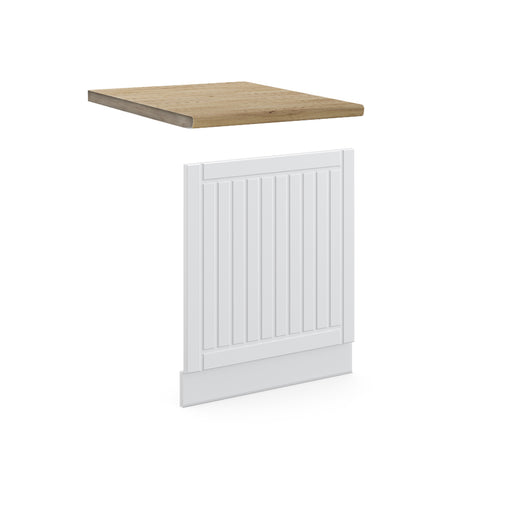 Vicco Pannello frontale Bianco casa di campagna 60 cm , PL Rovere