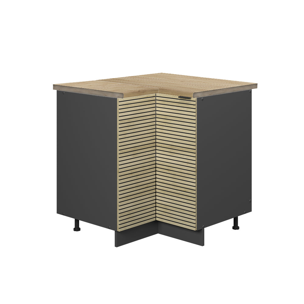 Vicco Mobile ad angolo cucina Pannello in quercia 80.5 cm , PL Rovere