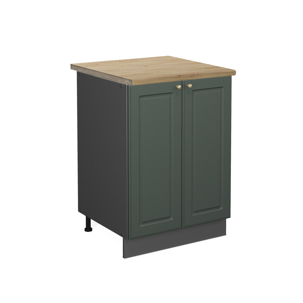 Vicco Mobiletto base cucina Verde-oro Country House 60 cm , PL Rovere