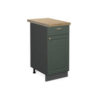 Vicco Mobiletto base per cucina Verde-oro Country House 40 cm , PL Rovere
