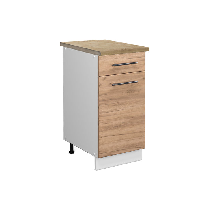 Vicco Mobiletto base per cucina Quercia dorata 40 cm , PL Rovere