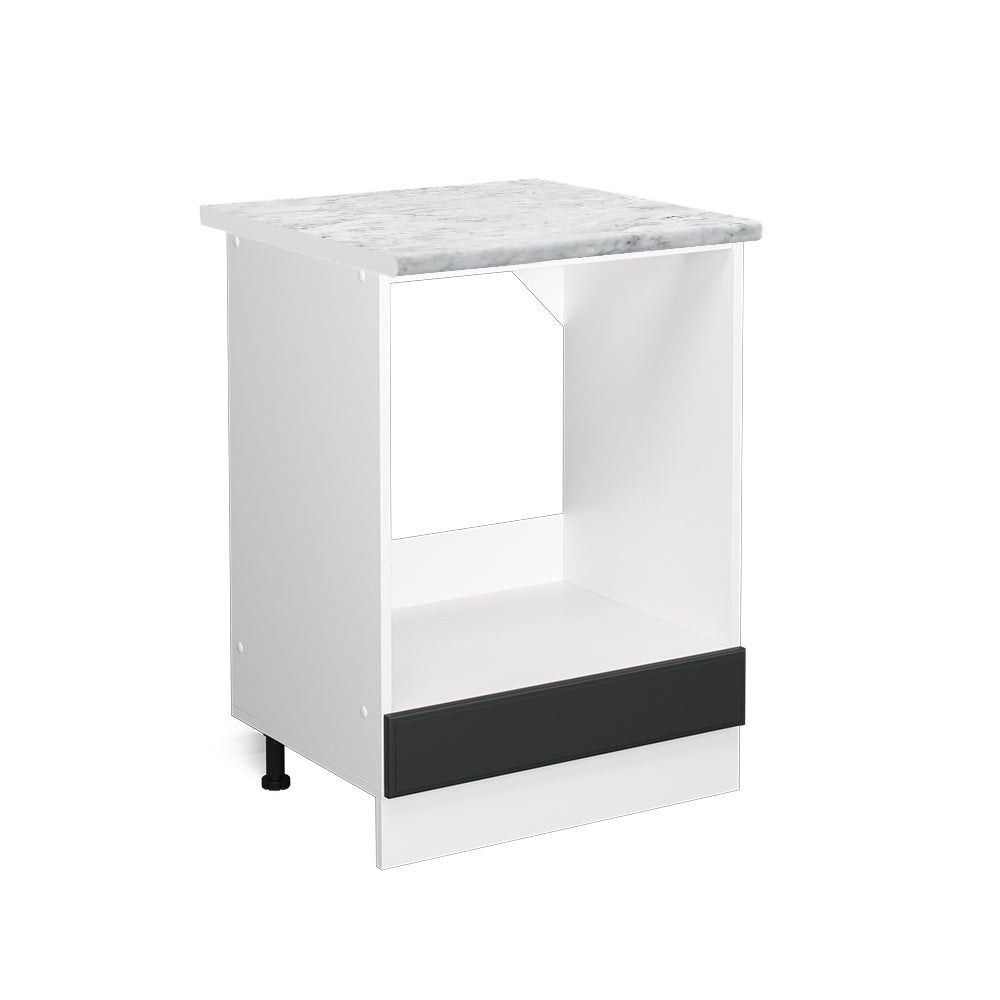 Vicco Mobile per forno da incasso Antracite casa di campagna 60 cm , PL Marmo