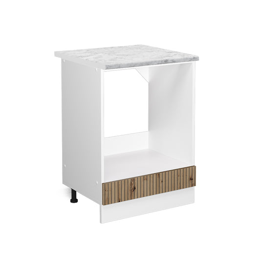 Vicco Mobile per forno da incasso Rovere artigianale 60 cm , PL Marmo