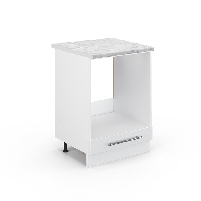 Vicco Mobile per forno da incasso Bianco lucido 60 cm , PL Marmo
