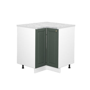 Vicco Mobile ad angolo cucina Verde-oro Country House 80.5 cm , PL Marmo