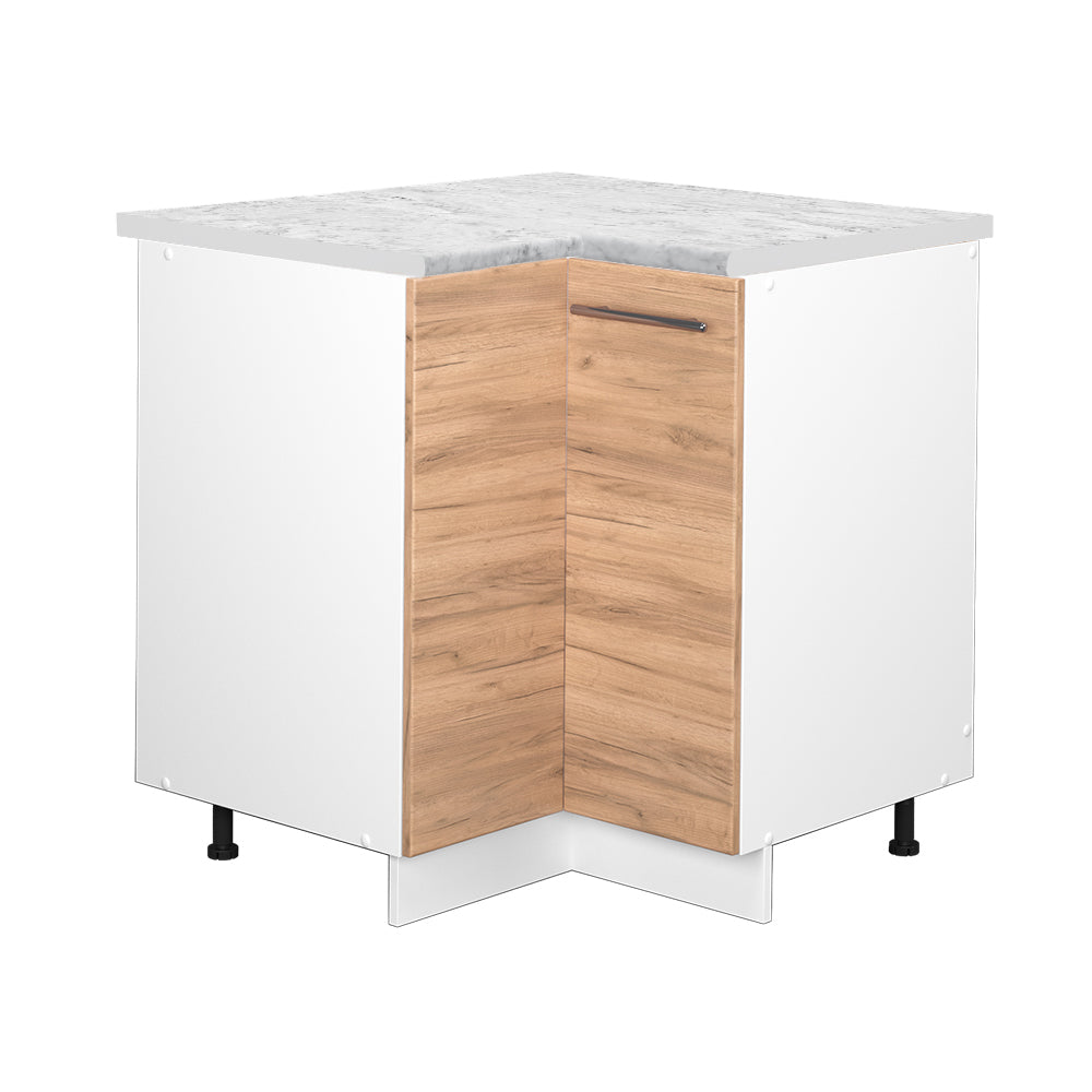 Vicco Mobile ad angolo cucina Quercia dorata 80.5 cm , PL Marmo