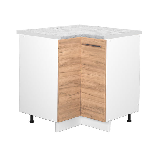 Vicco Mobile ad angolo cucina Quercia dorata 80.5 cm , PL Marmo