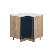 Vicco Mobili da cucina  Blu scuro lucido 80.5 cm , PL Marmo