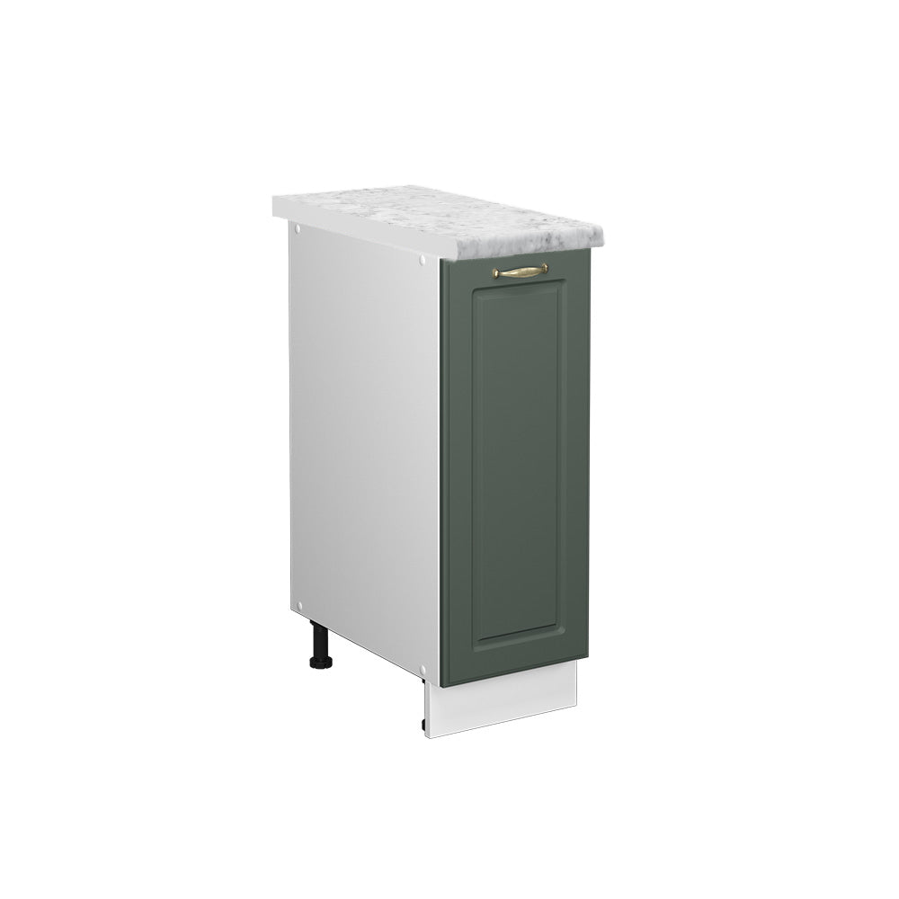 Vicco Armadio cucina dispensa alto Verde-oro Country House 30 cm , PL Marmo