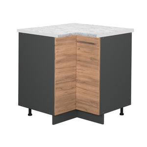 Vicco Mobile ad angolo cucina Quercia dorata 80.5 cm , PL Marmo