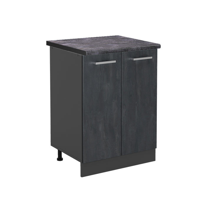 Vicco Base per cucina Calcestruzzo nero 60 cm PL Antracite