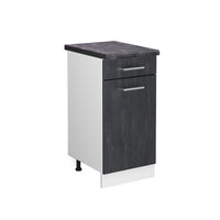 Vicco Mobiletto base per cucina Calcestruzzo nero 40 cm PL Antracite