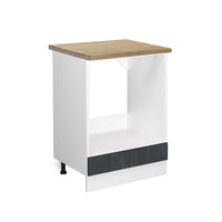 Vicco Mobile per forno da incasso Calcestruzzo nero 60 cm PL Rovere