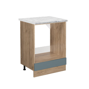 Vicco Mobile per forno da incasso Grigio-blu 60 cm PL Marmo