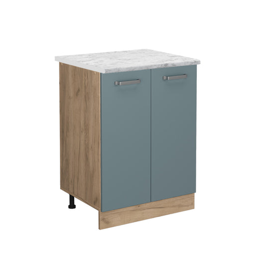 Vicco Mobiletto base cucina Grigio-blu 60 cm PL Marmo