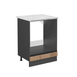 Vicco Mobile per forno da incasso Quercia dorata 60 cm PL Marmo