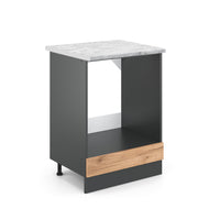 Vicco Mobile per forno da incasso Quercia dorata 60 cm PL Marmo