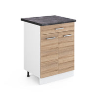 Vicco Mobiletto base per cucina Sonoma 60 cm con cassetto, PL Antracite