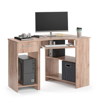 Vicco Scrivania angolare Sonoma 83 x 76 cm Set con armadio PC