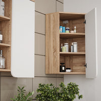 Vicco Pensile angolare Sonoma/Bianco 42.4 x 75 cm