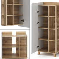 Vicco Set di mobili da bagno Sonoma/Bianco 5 parti