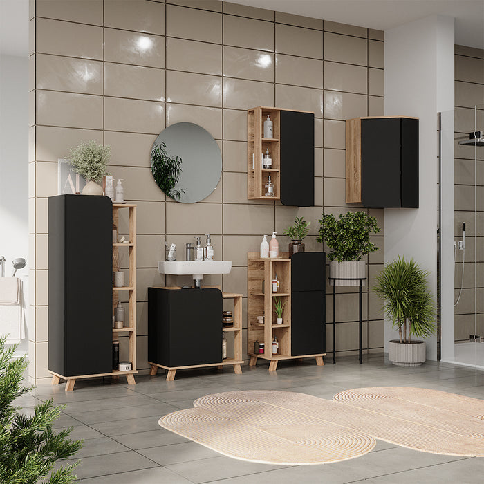 Vicco Set di mobili da bagno Sonoma 5 parti