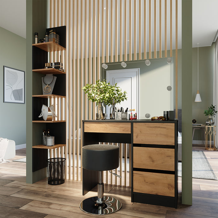 Vicco Scaffale ad angolo Antracite 28 x 175.4 cm con 5 scomparti