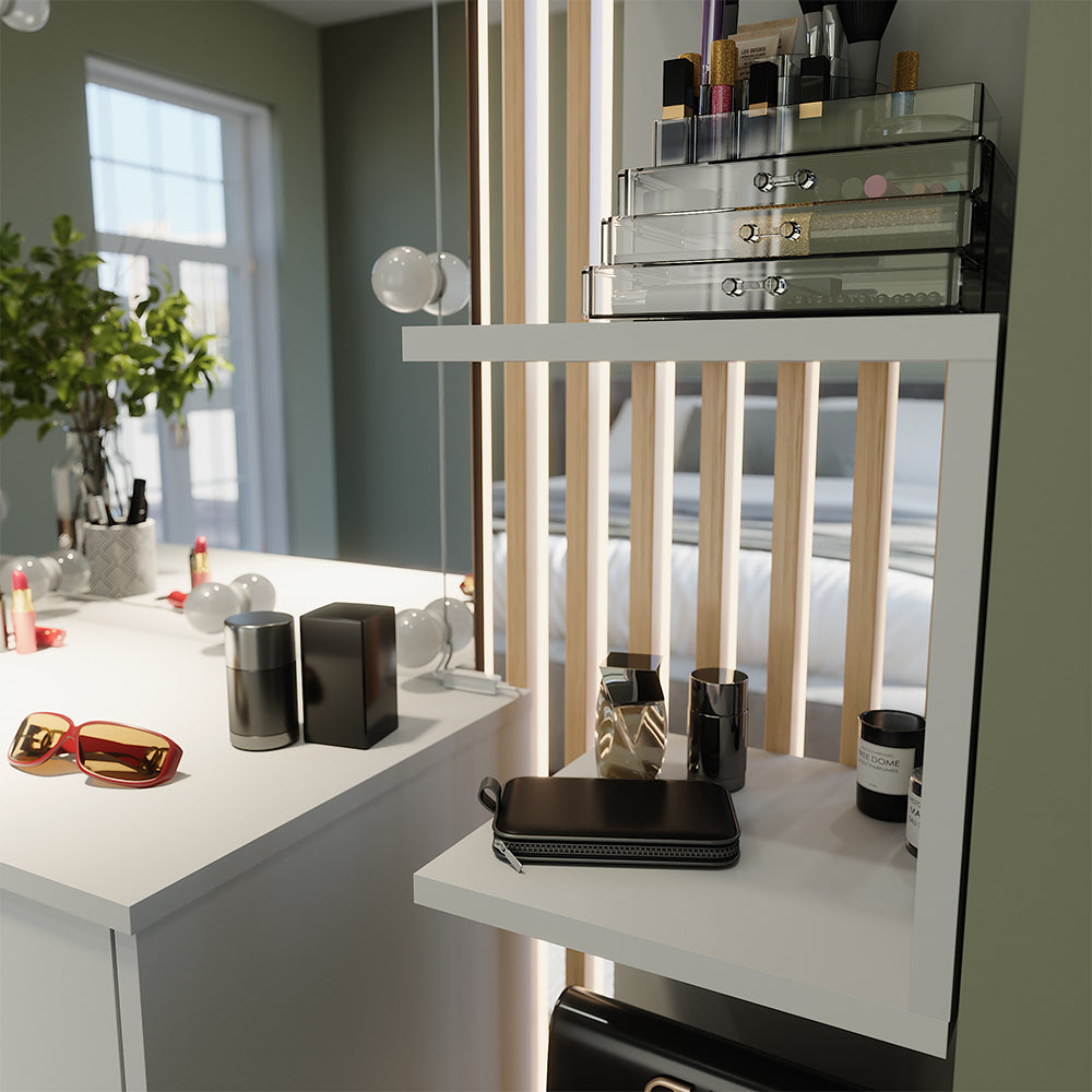 Vicco Libreria angolare da terra Bianco 28 x 175.4 cm Set di 2