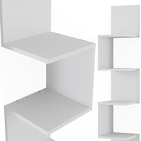 Vicco Libreria angolare da terra Bianco 28 x 175.4 cm Set di 2
