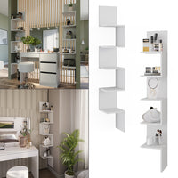 Vicco Libreria angolare da terra Bianco 28 x 175.4 cm Set di 2