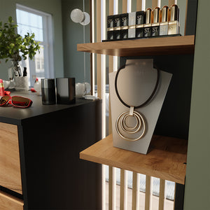 Vicco Libreria angolare da terra Antracite 28 x 116.4 cm Set di 2