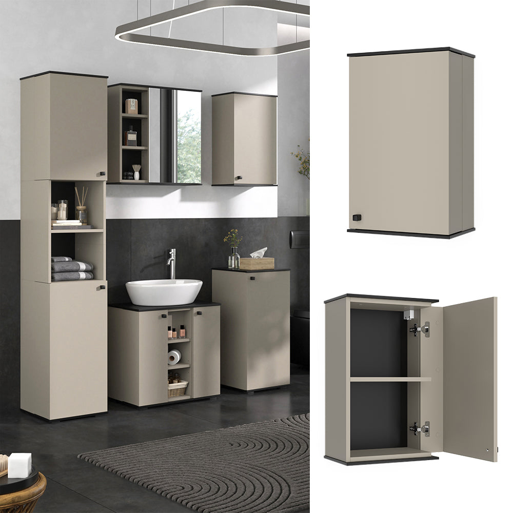 Vicco Mobile da bagno Grigio 37 x 60 cm