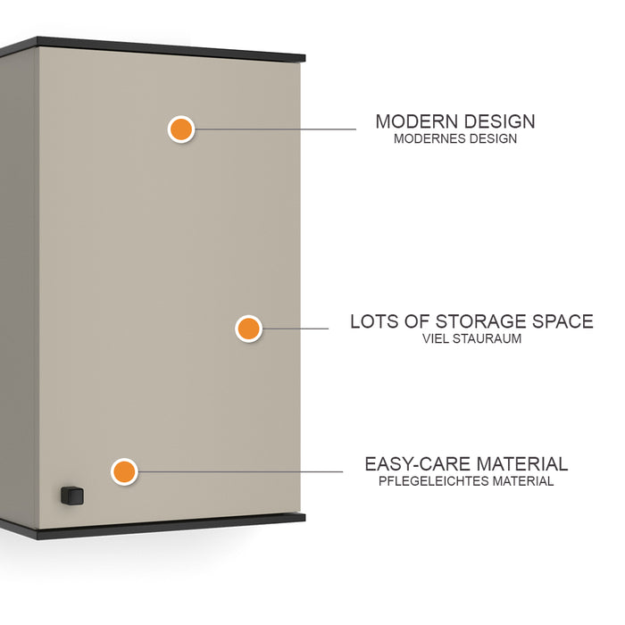 Vicco Mobile da bagno Grigio 37 x 60 cm