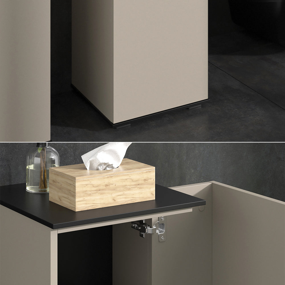 Vicco mobiletto bagno Grigio 37 x 78 cm