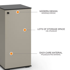 Vicco mobiletto bagno Grigio 37 x 78 cm