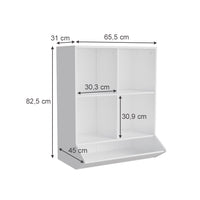 Vicco Scaffale per bambini Bianco 65.5 x 82.5 cm