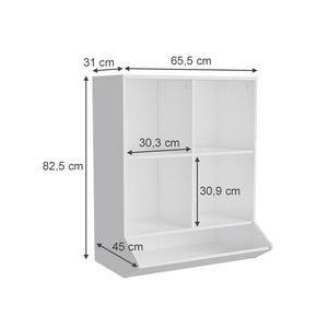 Vicco Scaffale per bambini Bianco 65.5 x 82.5 cm