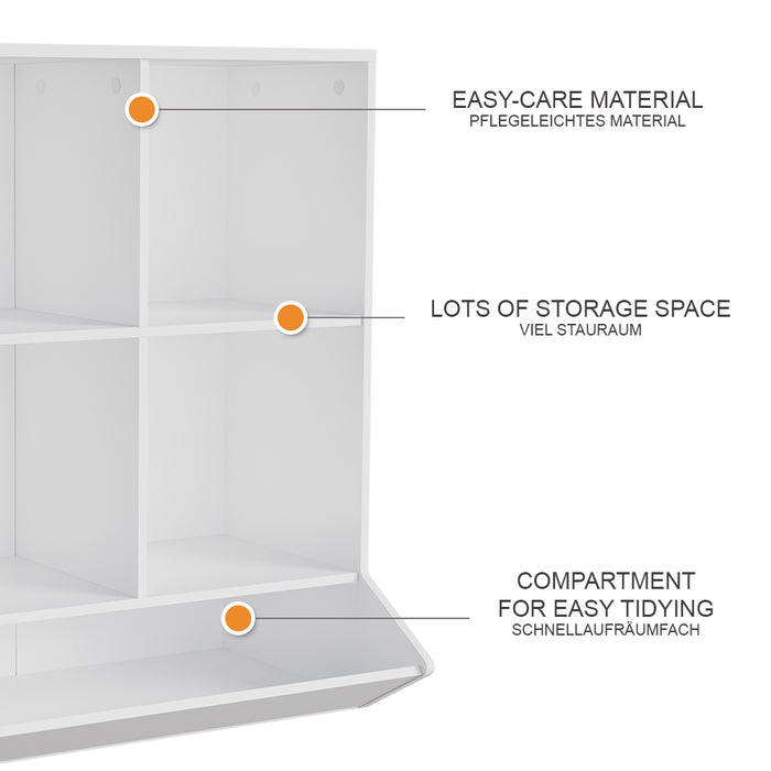 Vicco Scaffale per bambini Bianco 65.5 x 82.5 cm