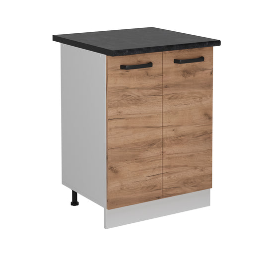 Vicco Mobiletto base cucina Quercia dorata 60 cm PL Antracite