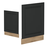 Vicco Pannello frontale per lavastoviglie Antracite casa di campagna 45 cm , PL Rovere
