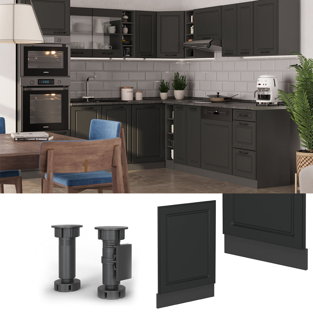 Vicco Pannello frontale Antracite casa di campagna 45 cm senza piano di lavoro