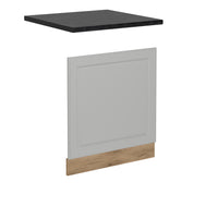 Vicco Pannello frontale per lavastoviglie Bianco casa di campagna 60 cm , PL Antracite