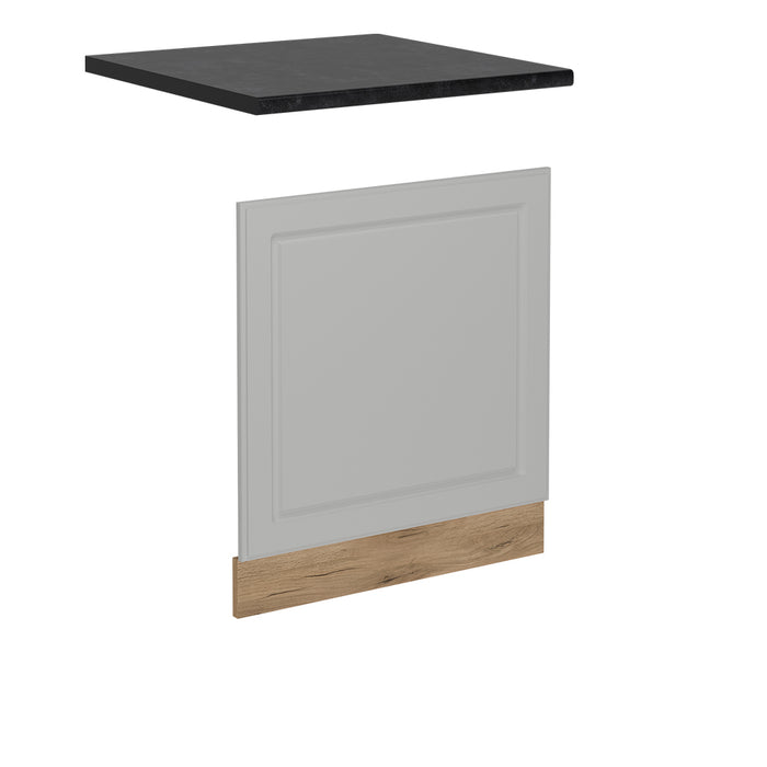 Vicco Pannello frontale per lavastoviglie Bianco casa di campagna 60 cm , PL Antracite