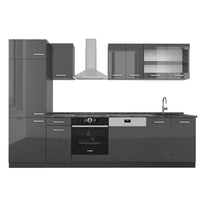 Vicco Cucina componibile Antracite lucido/antracite 300 cm , PL Antracite