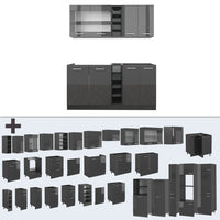 Vicco Cucina completa Antracite lucido/antracite 160 cm , PL Antracite