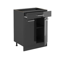 Vicco Base da cucina Antracite lucido 60 cm , PL Antracite