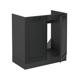 Vicco Mobile lavello cucina Antracite casa di campagna 80 cm senza piano di lavoro