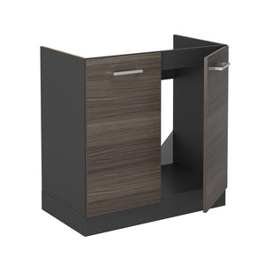 Vicco Mobile lavello cucina Grigio nobile 80 cm PL Marmo