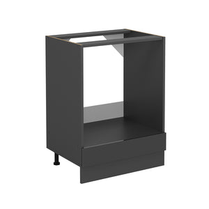 Vicco Mobile per forno da incasso Antracite lucido 60 cm senza piano di lavoro